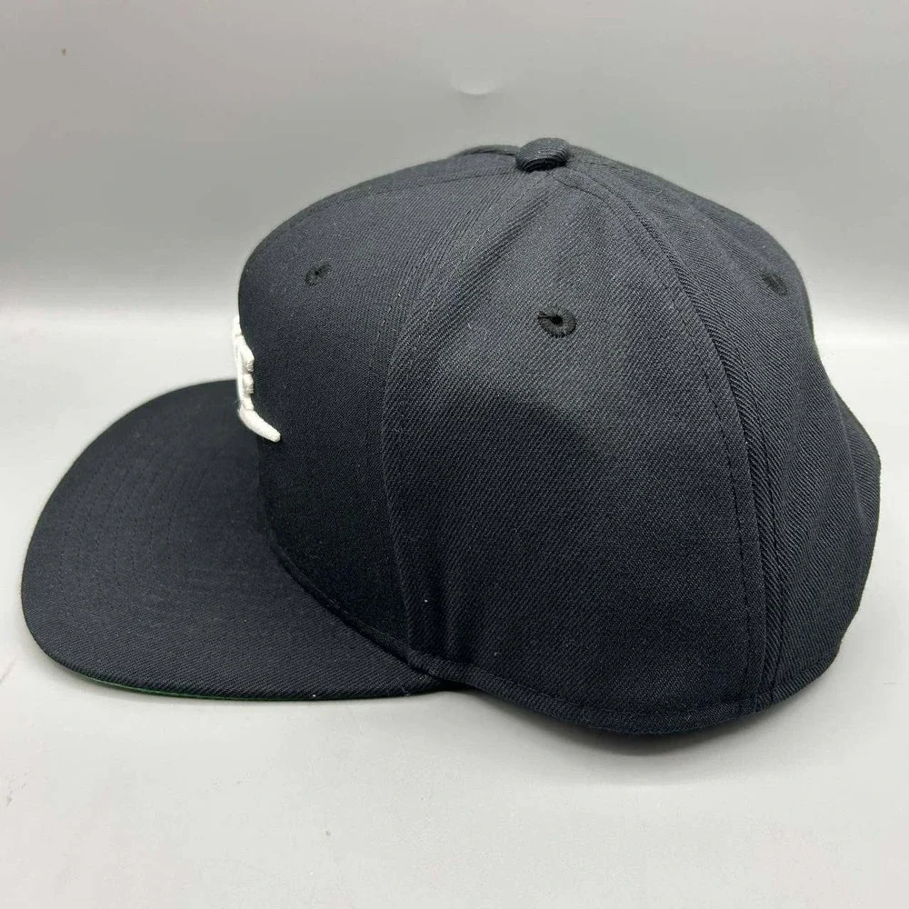 Nike Pro Dri-Fit Hat Men Black Green Embroidered Snap Back Cap